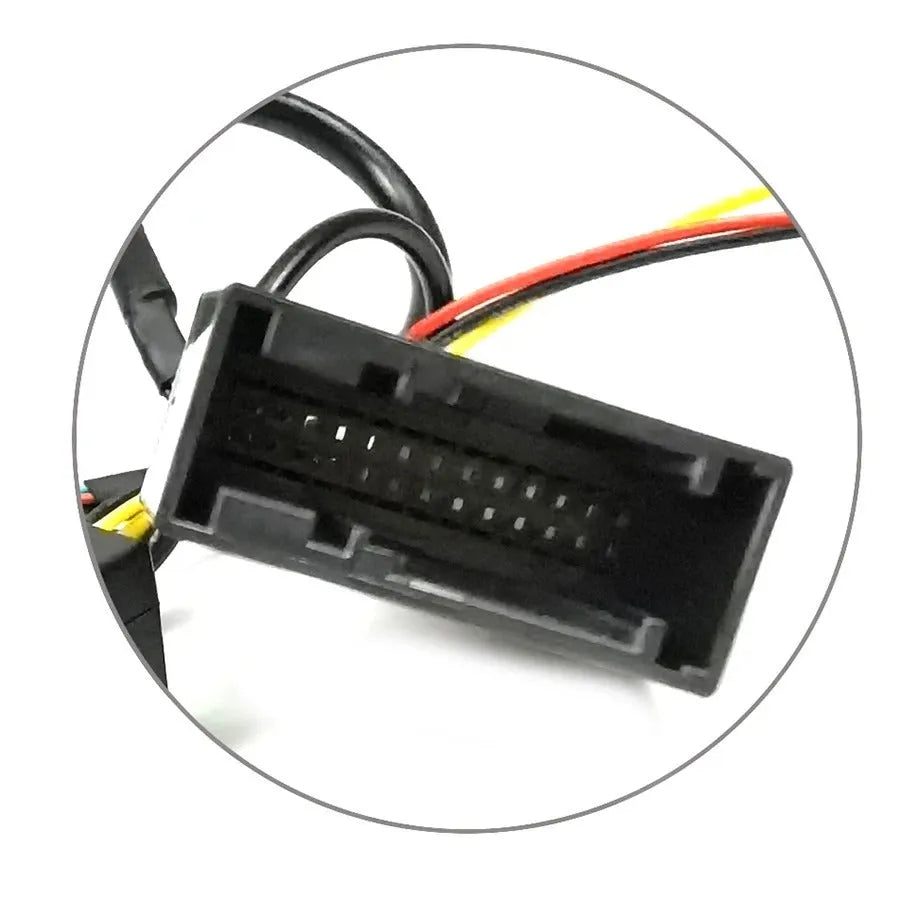 Black car camera conversion box for MIB host Volkswagen and Skoda vehicles
