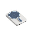 Small 5000mAh portable power bank with plastic shell, Multi-U port output, 93x62x14mm size