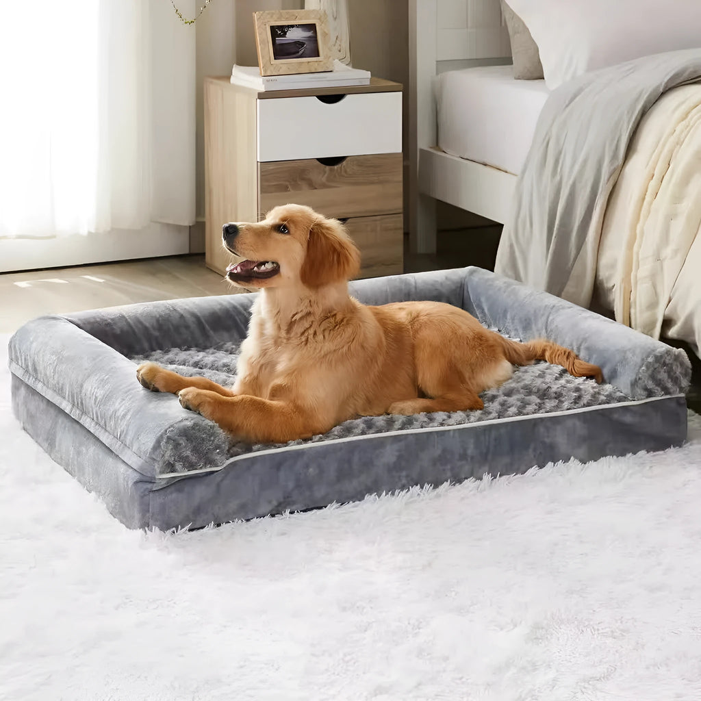Universal dog kennel mat in light gray or dark gray, thickened cloth, three sizes available.