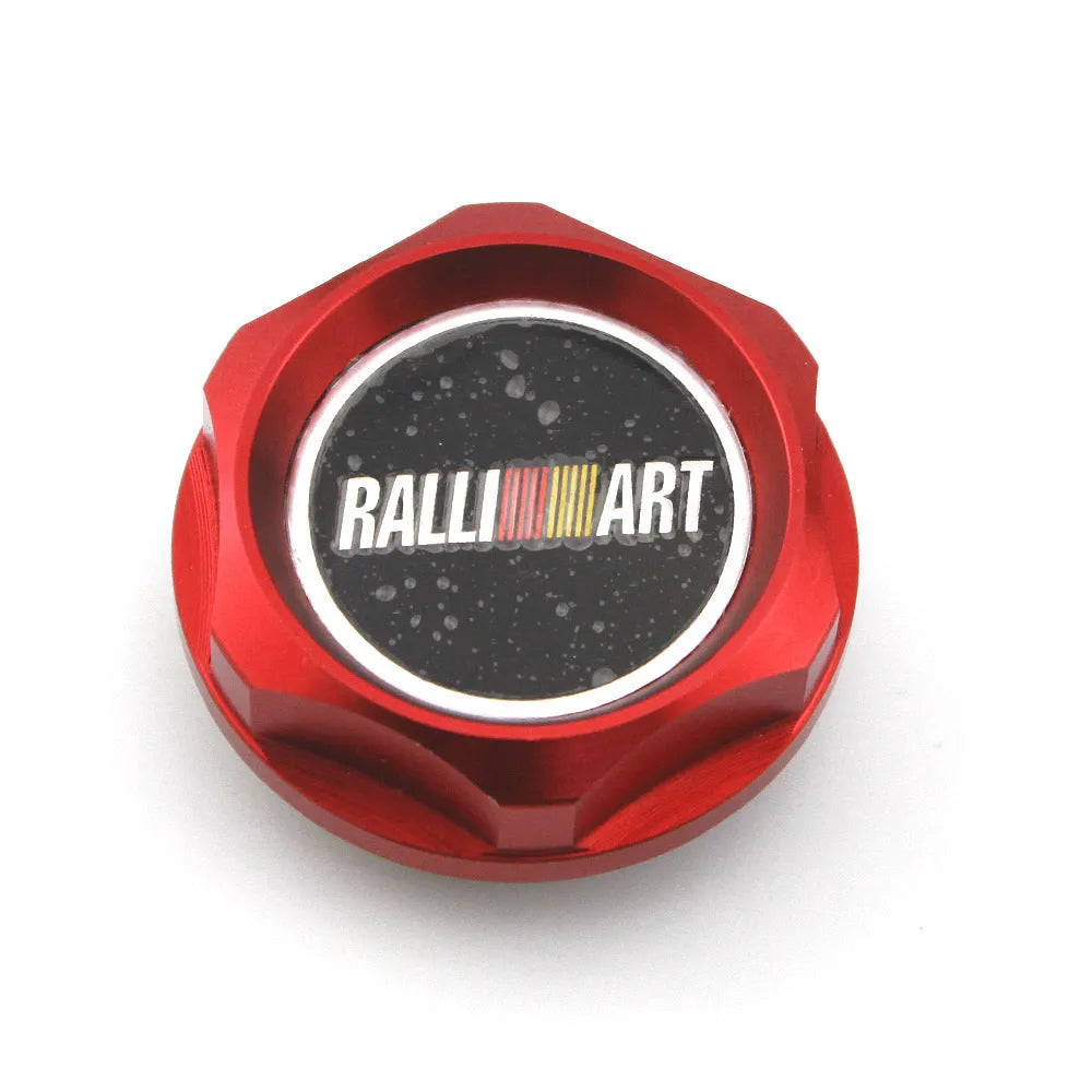 Aluminium alloy oil filter cap for Mitsubishi vehicles in multiple colour options