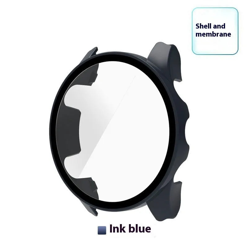 Hard PC tempered film protective shell for Garmin Forerunner 965 265 265S watch, 46mm, black colour