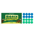 Roach repellent bait paste stations with adhesive pads for indoor cockroach control