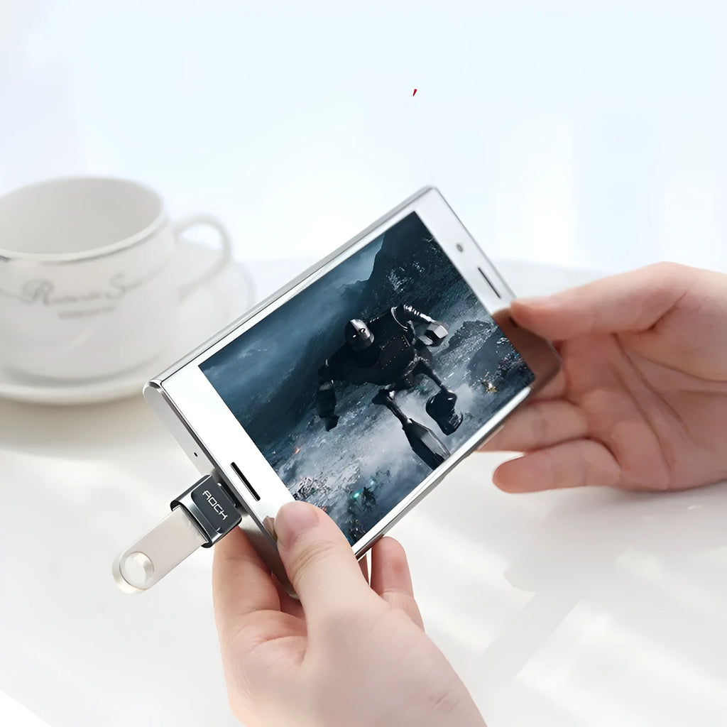 USB C to Lightning charger adapter with Type C to Lightning interface for OTG mobile phones, tablets and laptops