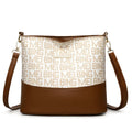 Brown retro messenger bag with multiple compartments and urban simplicity style