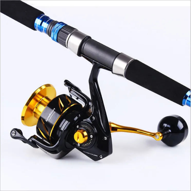 Metal boat spinning fishing reel CW5000 high speed ratio option for saltwater trolling