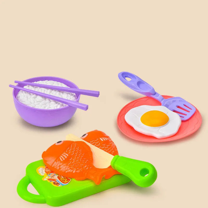Blue plastic play house induction cooker simulation toy for infant girls aged 0-3 years