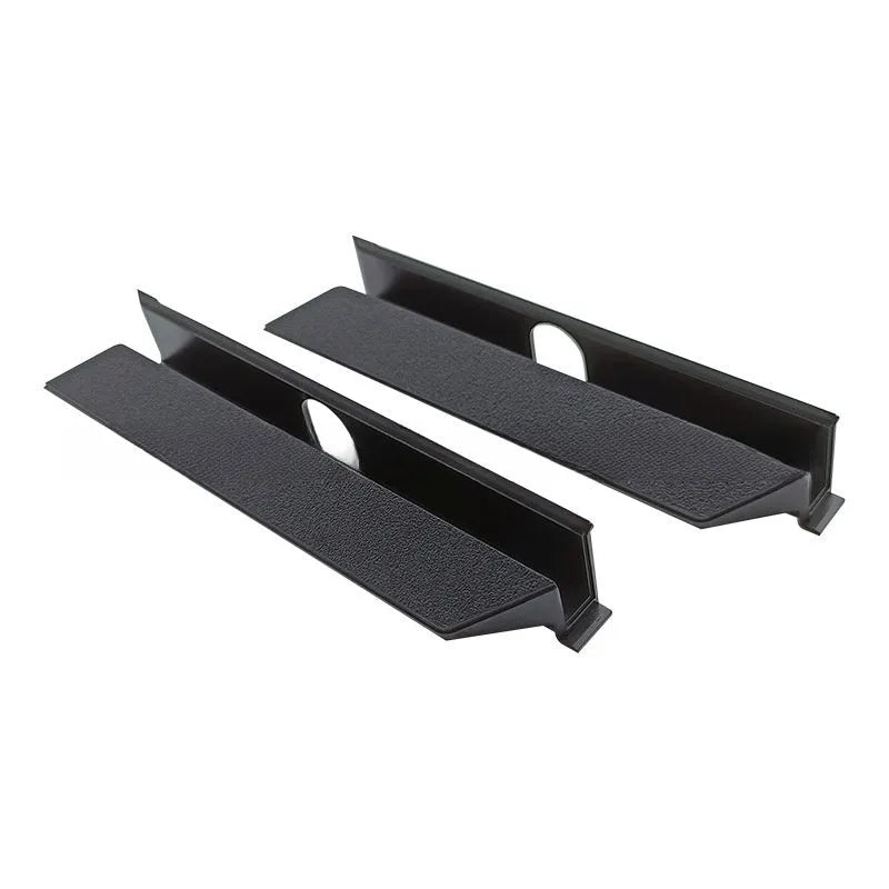 Black PS4 Pro hard drive bottom cover replacement part with baffle strip.