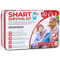 Poop Gift Set Survival Kit in aircraft box with wet wipes, dry wipes, disposable underwear, badge, and instruction card