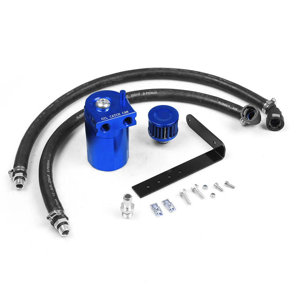 Aluminium alloy oil separator for Ford Expedition in black, blue, red, and silver options