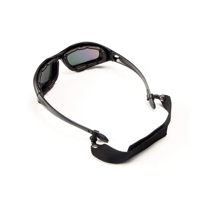 Tactical polarized sunglasses for outdoor cycling with PC frame and sports design