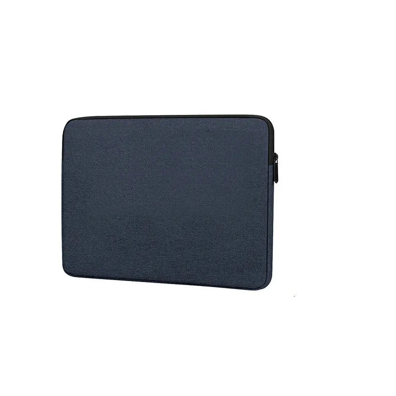 Ant cloth liner bag protective case for iPad and laptop, black, with zipper closure