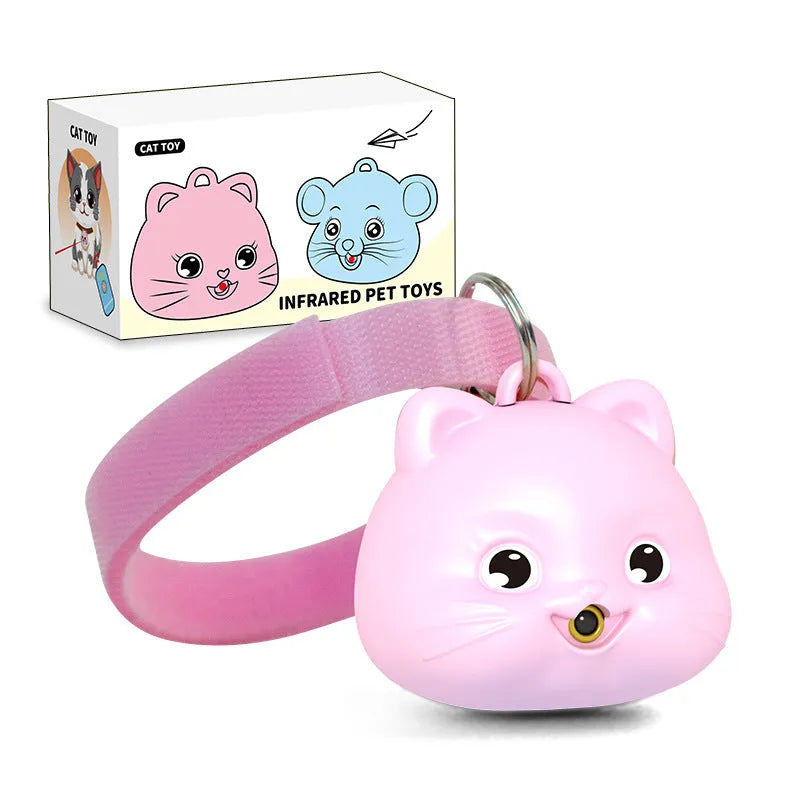Rechargeable remote control cat collar with adjustable plastic halter and infrared technology