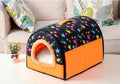Kennelpet pet nest bed in a beige style with plush fabric for cats and small dogs