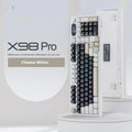 Attack Shark X98PRO three-mode RGB wireless Bluetooth mechanical keyboard with side engraving and knob, ABS black body