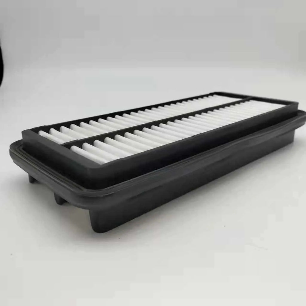 Black car air filter for Modern vehicles with 256mm x 113mm dimensions