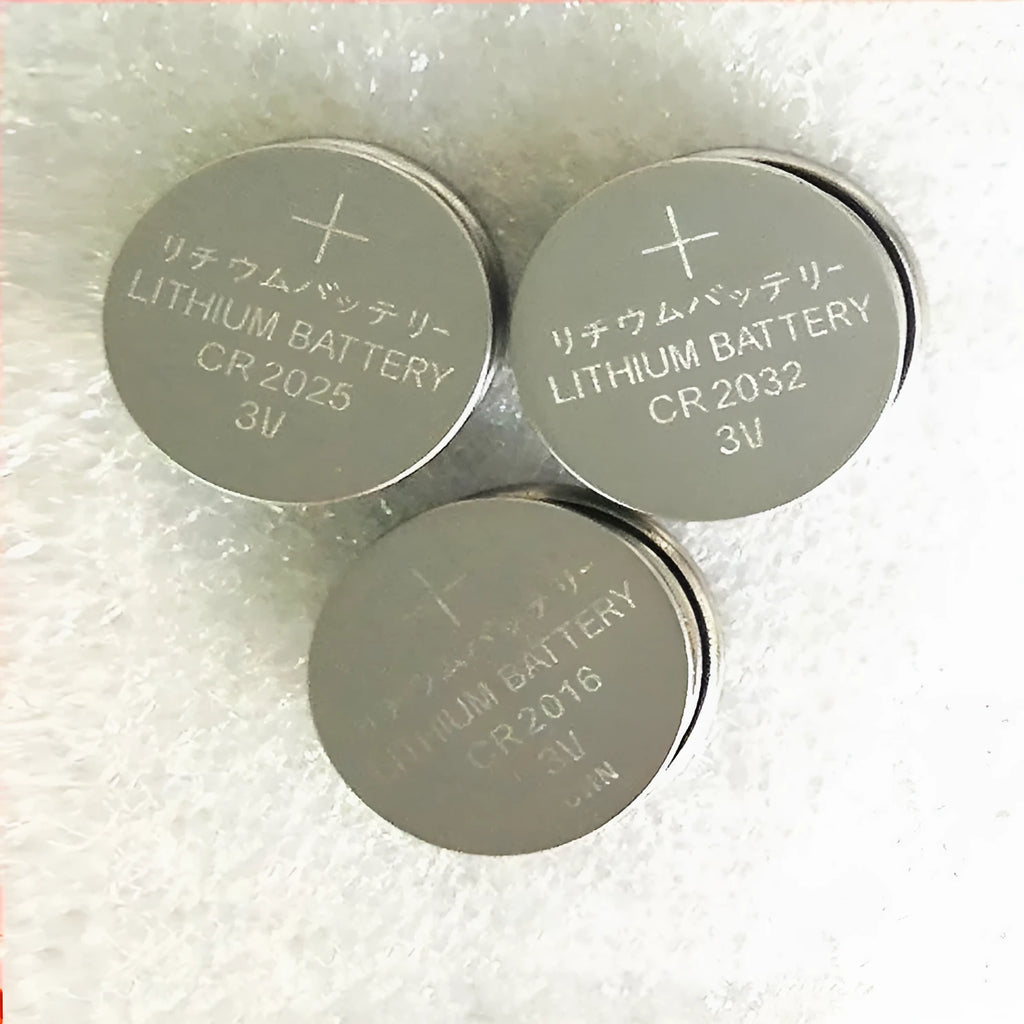 3V lithium button battery CR2032 CR2025 CR2016 20mm coin cell