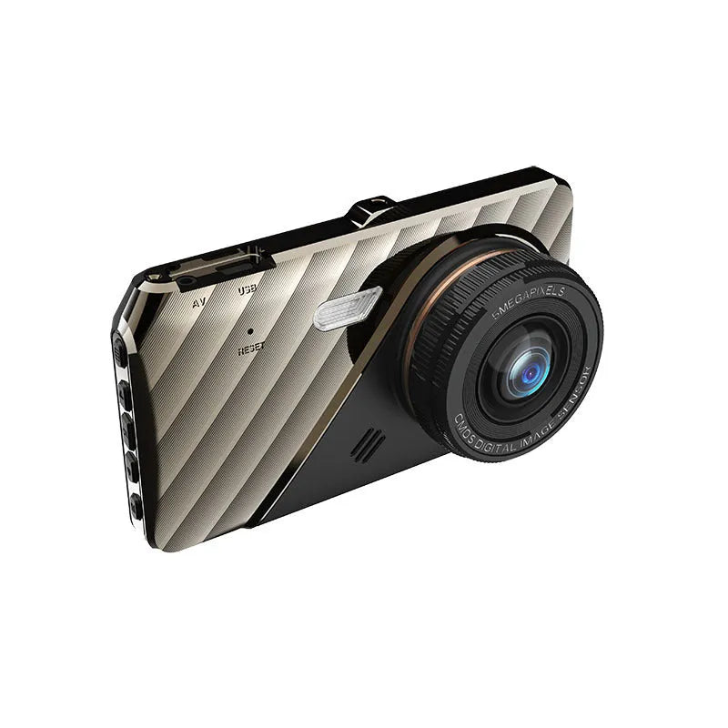 4 inch touch screen dual lens dashboard camera with front and rear cameras for car security