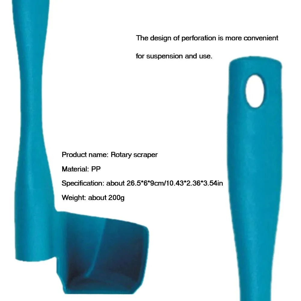 Rotary scraper for Thermomix TM6 TM5 TM31 mixing bowls, food grade PP, 22.5cm, Blue or Black