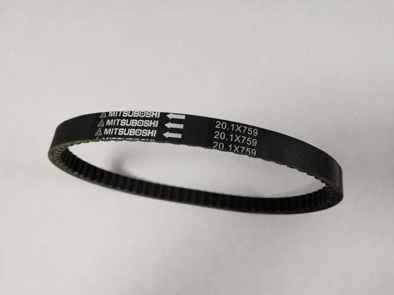 Black drive belt for Guangyang Jili GP110 and Fengli VP110 pedal motorcycles