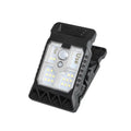 Compact black ABS clip lamp with motion sensor for automatic lighting in workshops.