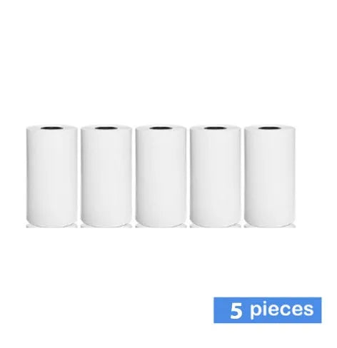 Portable pocket wrong question printer in black with 57mm thermal paper roll for students