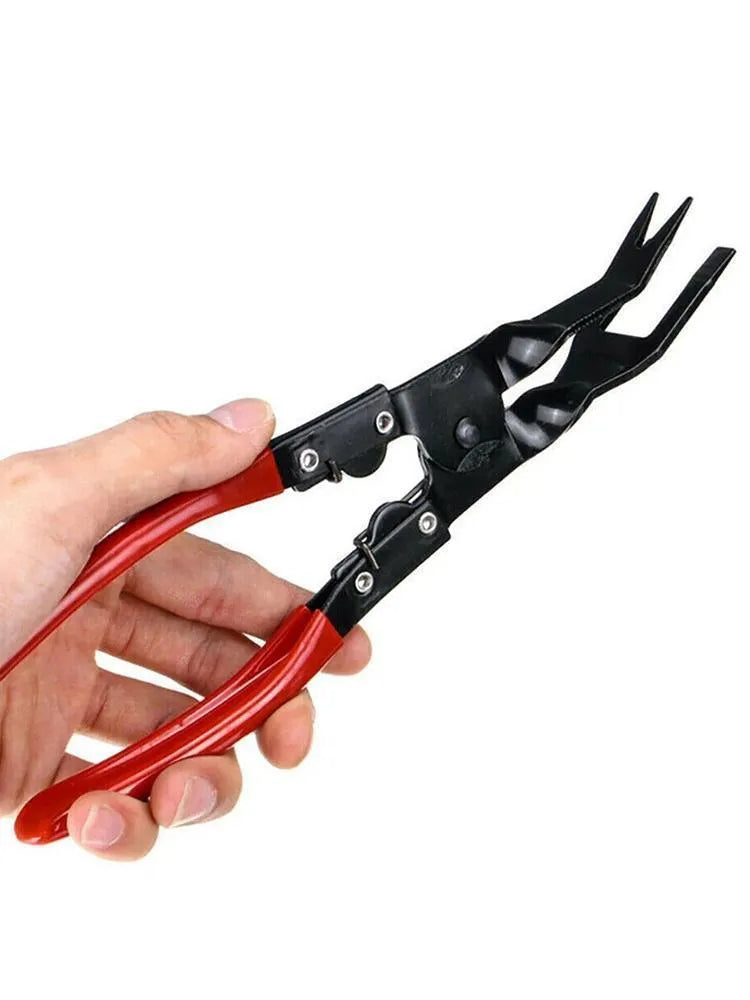 Blue handled car interior removal pliers with drop forged steel construction and 235mm length for door panel disassembly