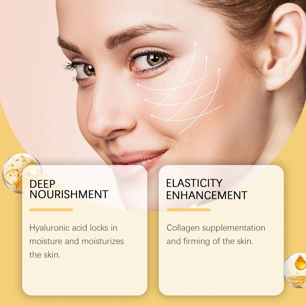 50g jar of neck firming cream with hyaluronic acid and collagen