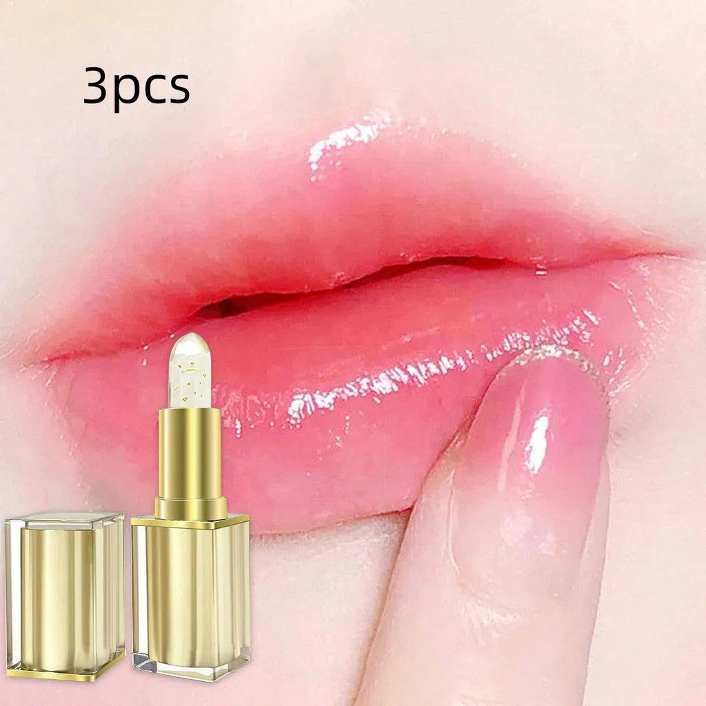 Moisturising temperature-sensitive colour-changing lip balm lipstick style YB1001 in standard size