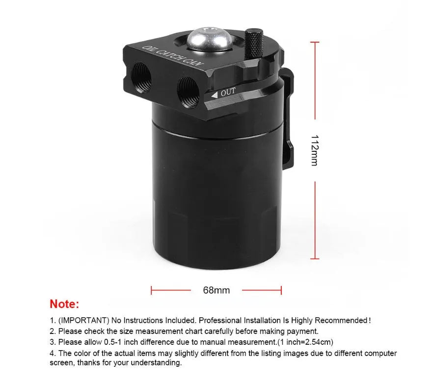 Aluminium alloy oil separator for Ford Expedition in black, blue, red, and silver options