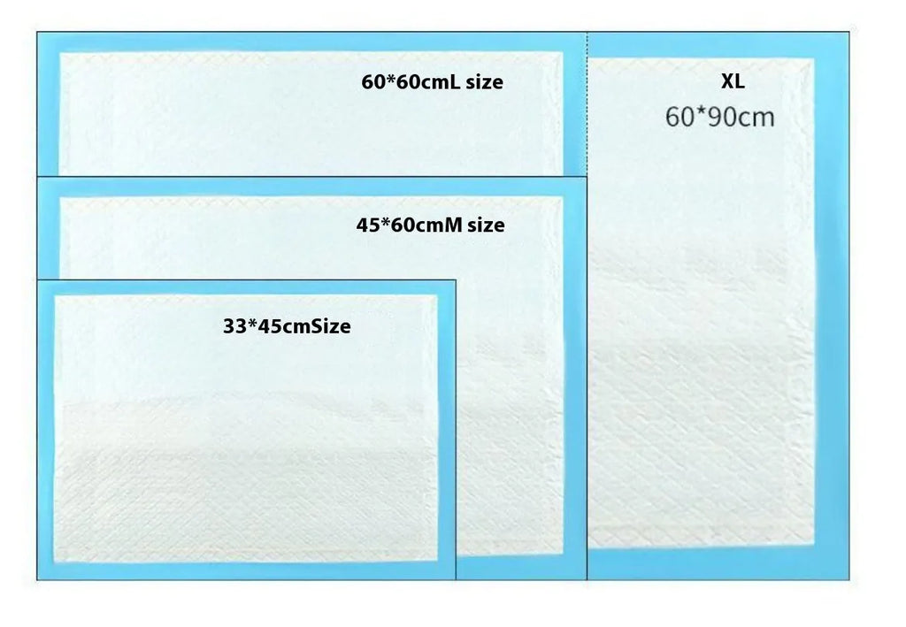 Pet disposal wet proof pad non-woven fabric polymer 60x90cm size for dog crate protection