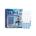 Pack of seven 1ml body care drops vials containing apple vinegar, green tea, probiotics, and turmeric extracts