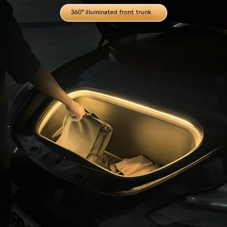 Tesla Model 3/Y front centre console ambience light modification kit with soft silicone light bar