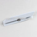 Black or white plastic 3.5-inch hard drive cover for PC case mounting