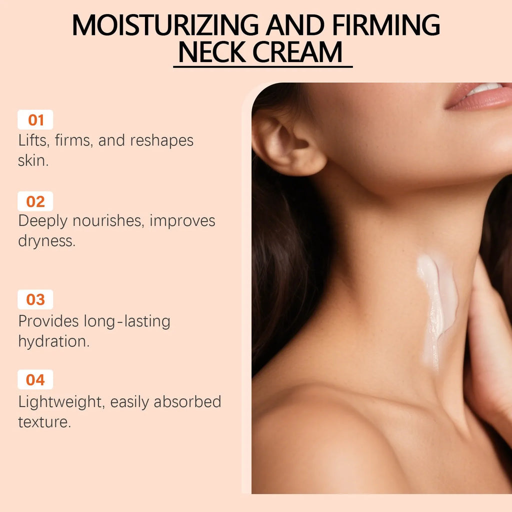Daily neck moisturising cream 50g jar for neck and décolleté skincare