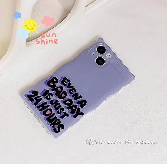 Oil painting purple puppy iPhone case, TPU shockproof dropproof back cover for iPhone 14 Pro Max 13 Pro