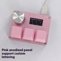 Customisable Hall magnetic axis game keyboard numeric pad with IPS screen, knob, and RGB backlighting.