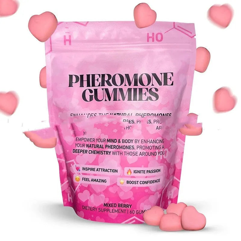 60 pieces of pheromone soft candy in sealed storage packaging for adult supplement