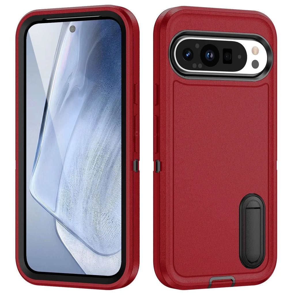 Wei Sanfang phone case with bracket for Google Pixel 9 and Pixel 9 Pro, PC TPU, multiple colours