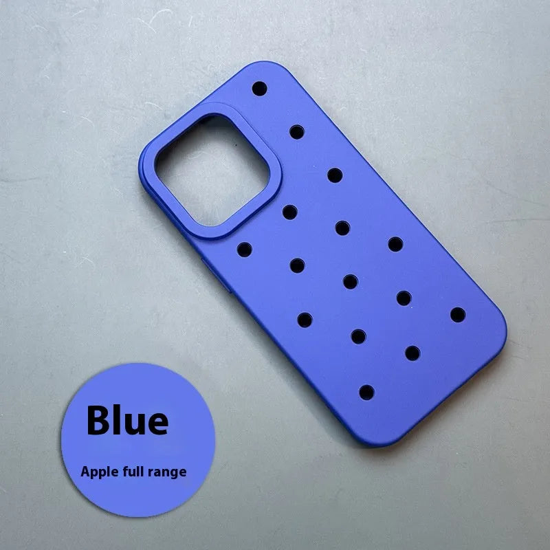 DIY heat dissipation phone case for iPhone 15 Pro Max in black frosted TPU finish