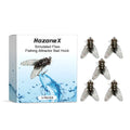 Soft silicone biomimetic insect fishing lure on a hook, showing 1.5cm size.