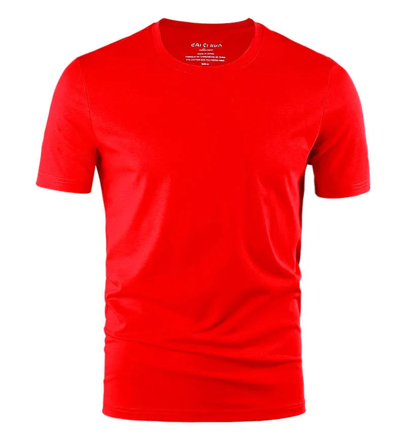 Solid colour cotton couple's pullover on a hanger, available in multiple colours and sizes.