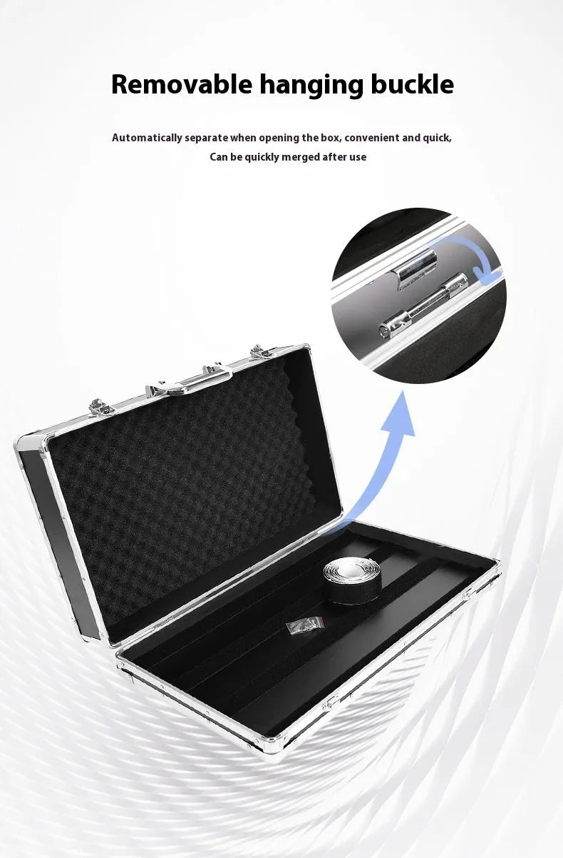 Black aviation-style hard flight case for a trumpet, shown with handle, designed for T-EC8 and TEC4 models.