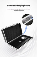 Black aviation-style hard flight case for a trumpet, shown with handle, designed for T-EC8 and TEC4 models.