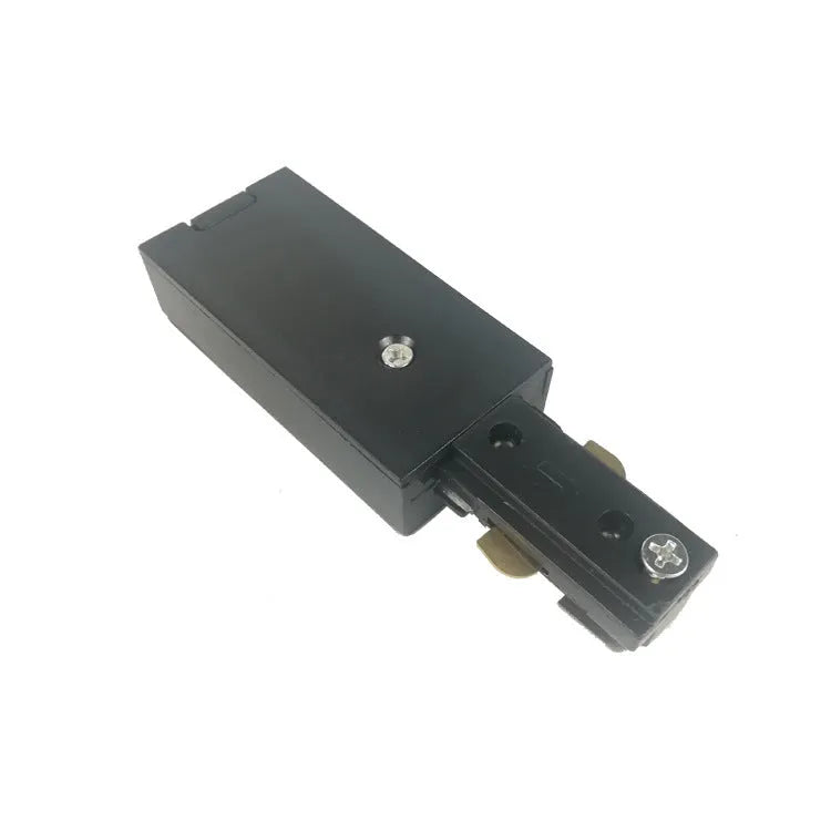Three-wire LED track spotlight in white, 180mm overall size, PC copper construction