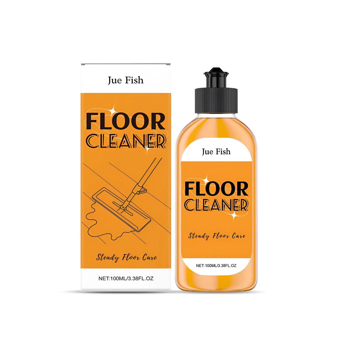 100ml lemon scented floor cleaner bottle for tile and hardwood floors