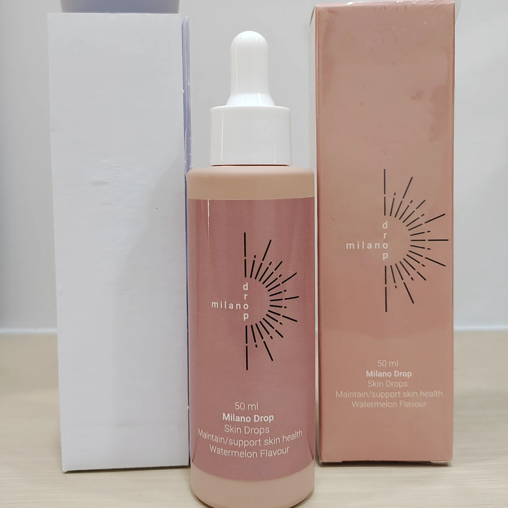 50ml bottle of dark bronzer tanning serum for face and body in a mi Lian colour box.