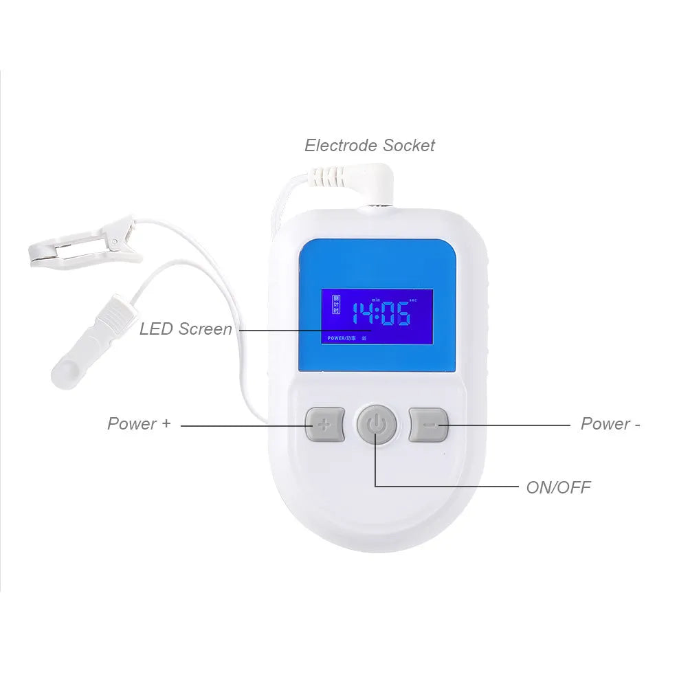 HSM04 white low frequency pulse therapy device for insomnia relief with USB power input