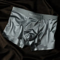 Men's colourblock ice silk underwear in quick-dry fabric with seamless design