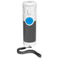 White handheld ultrasonic dog bark control trainer with ABS plastic housing