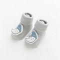 Children's combed cotton non-slip socks in multiple colours for sizes XS, S, and M.